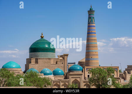 Skyline di Khiva old town Foto Stock