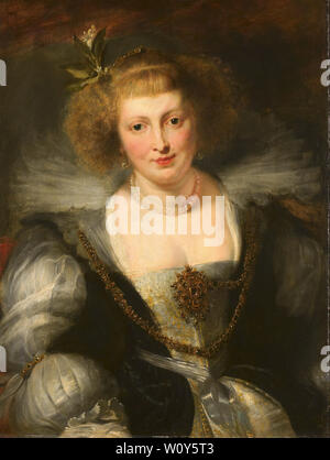 Portret van Helena Fourment (1614-1673). Rubens, Peter Paul Foto Stock