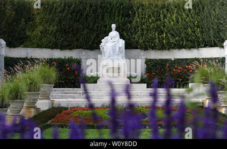 Statua di imperatrice Elisabetta d'Austria anche chiamato Sisi in Vienna Foto Stock