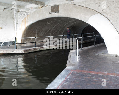 Birmingham Worcester Canal, ampia area di st Foto Stock