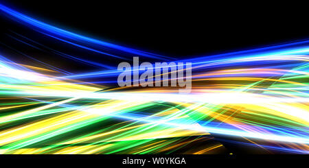 Abstract sfondo chiaro concetto con impulsi di energia Foto Stock