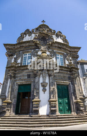 Chiesa di Espirito Santo in Ribeira Grande, isola Sao Miguel, arcipelago delle Azzorre, Portogallo Foto Stock