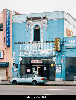 Vecchio storefront in Westlake, Los Angeles, California Foto Stock