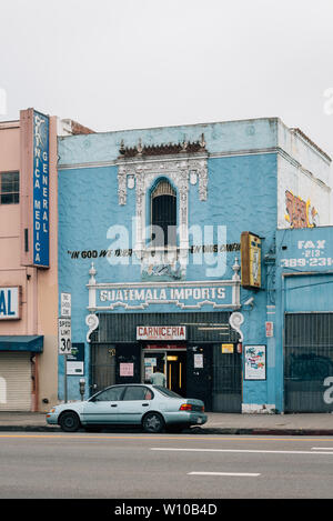 Vecchio storefront in Westlake, Los Angeles, California Foto Stock