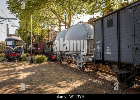 Utrecht, Paesi Bassi. Il 26 giugno, 2019. UTRECHT - 26-06-2019, Spoorwegmuseum Railroadmuseum, NS, Spoorwegmuseum, treno, trein. Credito: Pro scatti/Alamy Live News Foto Stock