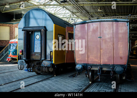 Utrecht, Paesi Bassi. Il 26 giugno, 2019. UTRECHT - 26-06-2019, Spoorwegmuseum Railroadmuseum, NS, Spoorwegmuseum, treno, trein. Credito: Pro scatti/Alamy Live News Foto Stock