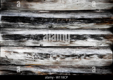 Legno scuro texture. Background vecchi pannelli. Rustico fienile spiovente Foto Stock