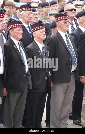 Liverpool, Regno Unito, 29 giugno 2019. I veterani e i membri delle forze armate britanniche commemorare il 2019 Forze Armate giorno. Credito: Ken Biggs/Alamy Live News. Foto Stock