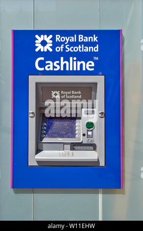 ROYAL Bank of Scotland CASHLINE ATM Foto Stock