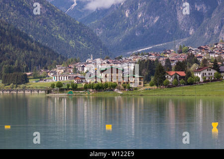 Auronzo di Cadore e Santa Caterina Lago nelle Dolomiti, Veneto, Italia Foto Stock