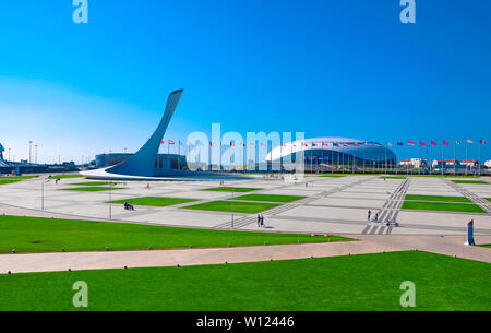 Russia, Sochi - 14 ottobre 2018-Stadium Arena Big in Imereti resort Foto Stock