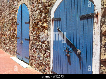 Scenic Charlotte Amalie il centro storico e il quartiere dello shopping Foto Stock