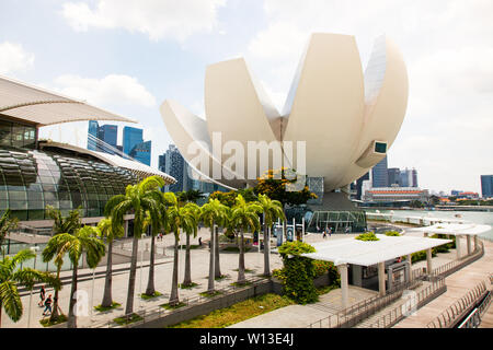 SINGAPORE, Singapore - Marzo 2019: arte del Museo della Scienza di Singapore Foto Stock