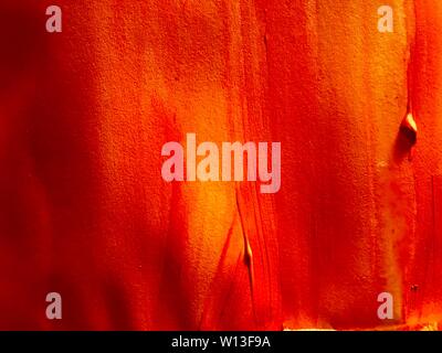 Fiery carta arancione sfondo texture Foto Stock