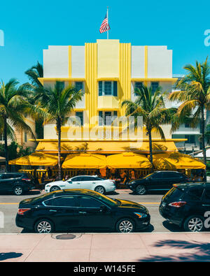 Leslie hotel in South Beach di Miami Florida USA Foto Stock