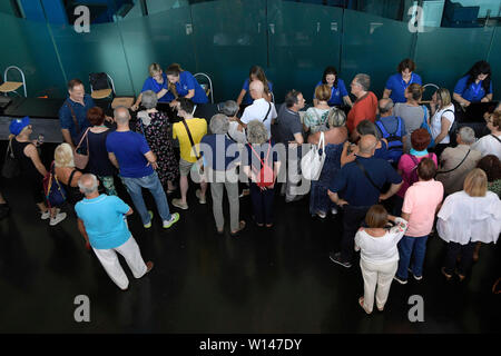 Roma, Italia. Il 30 giugno, 2019. Registrazione dei partecipanti alla Convention nazionale della vita 120 da Adriano Panzironi (Luigi Mistrulli/fotogramma, Roma - 2019-06-30) p.s. Credit: Indipendente Photo Agency Srl/Alamy Live News Foto Stock