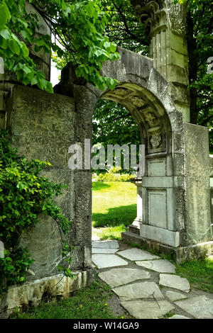 Guild Park di Toronto Ontario Canada manufatti architettonici Foto Stock