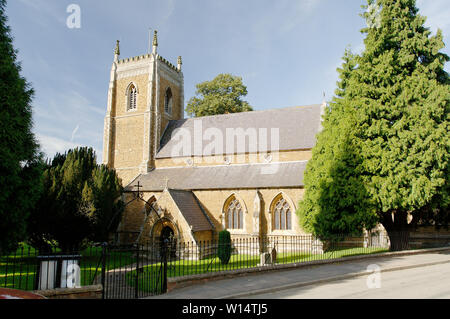 St James Church, Woolsthorpe dal Belvoir, Lincolnshire Foto Stock