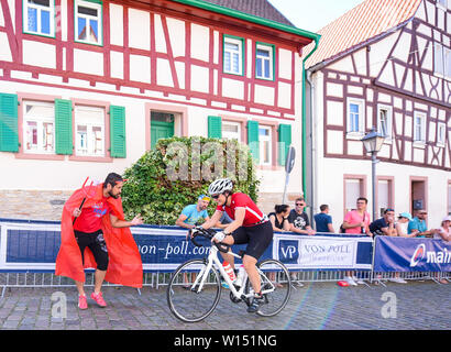 Francoforte, Germania. Il 30 giugno, 2019. 30.06.2019, xpsx, Ironman Triathlon, al Campionato Europeo di Francoforte 2019 da sinistra a destra Sebastian Kienle | Utilizzo di credito in tutto il mondo: dpa/Alamy Live News Foto Stock