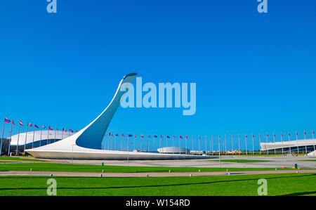 Russia, Sochi - 14 ottobre 2018-Stadium Arena Big in Imereti resort Foto Stock