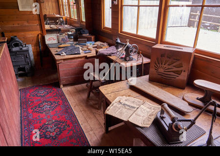 Sartoria, Museo Nazionale di Storia, St Fagans, Cardiff Foto Stock