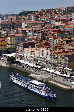 Fiume Douro, Porto, Portogallo Foto Stock