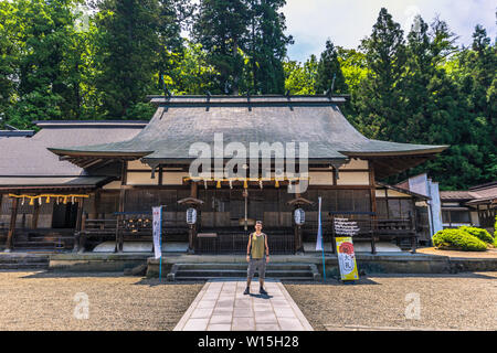 Takayama - Maggio 26, 2019: tempio buddista a Takayama, Giappone Foto Stock