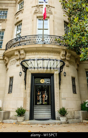 Ambasciatore del Cile Residence, Sarah S. Wyeth House, 2305 Massachusetts Avenue NW, Washington DC Foto Stock