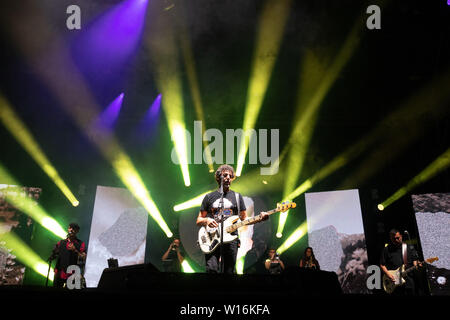 Legnano (MI) Italia 29 giugno 2019 Max Gazzè live a Rugby Festival del suono © Marco Arici Foto Stock