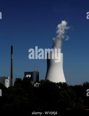 Centrali elettriche a carbone Duisburg-Walsum Foto Stock