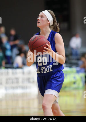 Azione di basket presso il Washington State 1A TUTTE LE Star Game in Liberty Lago, Washington. Foto Stock