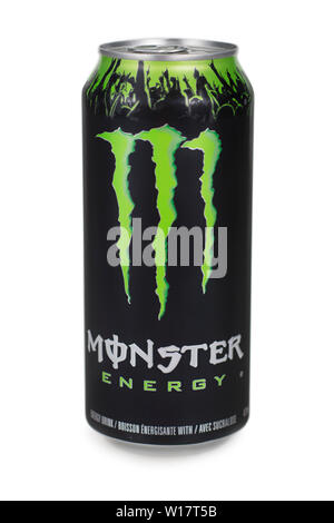 Monster Energy Drink possono Foto Stock