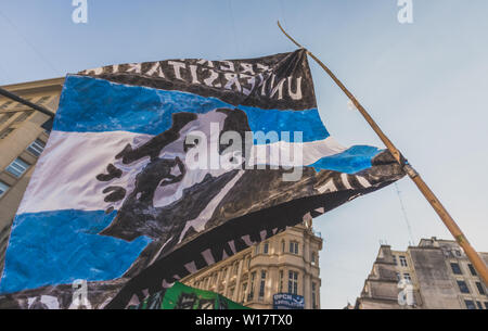 Le persone al giorno della memoria per l'argentino 1976-1982 dictature Foto Stock