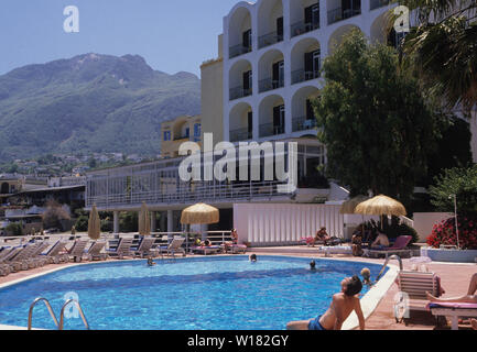 Isabella regina albergo, Isola d Ischia, golfo di napoli campania italia Foto Stock