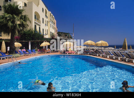 Isabella regina albergo, Isola d Ischia, golfo di napoli campania italia Foto Stock