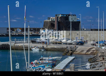 Marina di Funchal area nel centro di Funchal, Madeira, Portgal, Unione Europea Foto Stock