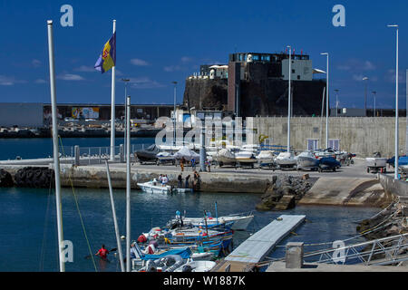 Marina di Funchal area nel centro di Funchal, Madeira, Portgal, Unione Europea Foto Stock