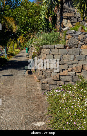 Paesaggi in Santa Catarina Park, centro di Funchal, Madeira, Portogallo, Unione Europea Foto Stock