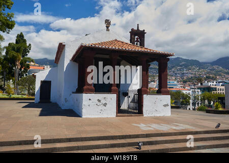 Capela de Santa Catarina (in Santa Catherina park), Funchal, Madeira, Portogallo, Unione Europea Foto Stock