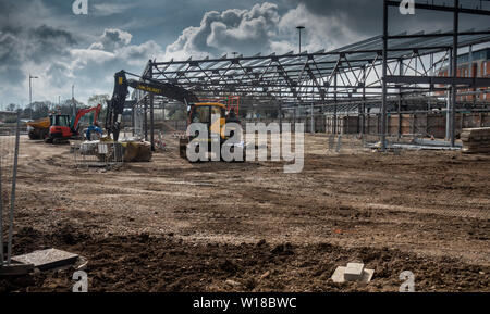 Nuovo negozio Aldi in Chelmsford Essex realizzando tre in totale. Foto Stock