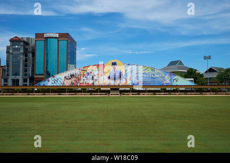 Il Taman Haji Sir Muda Omar Ali Saifuddien campo in Bandar Seri Begawan, Brunei Foto Stock