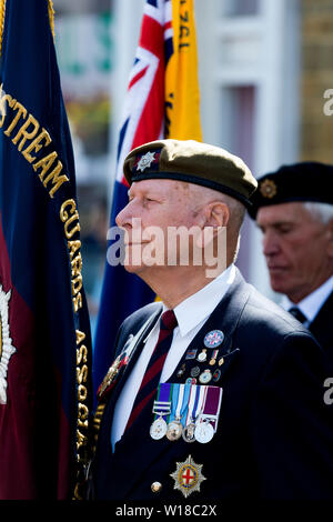 Veterani sulle forze armate giorno, Banbury, Oxfordshire, England, Regno Unito Foto Stock