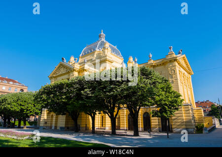 Umjetnicki paviljon u Zagrebu, Padiglione di Arte, Trg Kralja Tomislava, Zagabria, Croazia Foto Stock