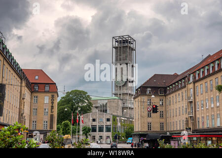 Città di Aarhus city hall, Danimarca Foto Stock