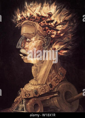 Giuseppe Arcimboldo - Fire 1566 Foto Stock