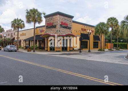 Ristorante Ruby Tuesday Storefront Foto Stock