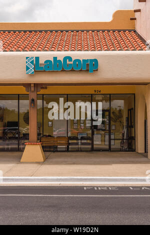 Storefront LabCorp a Lady Lake, Florida USA Foto Stock