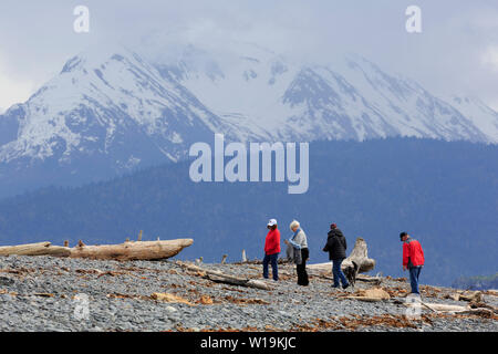 Homer Spit, Alaska, STATI UNITI D'AMERICA Foto Stock