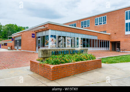 CULLOWHEE, NC, Stati Uniti d'America - 4 maggio: Hunter Library il 4 maggio 2019 presso la Western Carolina Università in Cullowhee, North Carolina. Foto Stock