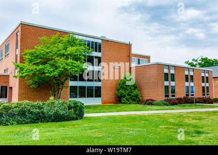 CULLOWHEE, NC, Stati Uniti d'America - 4 maggio: Hunter Library il 4 maggio 2019 presso la Western Carolina Università in Cullowhee, North Carolina. Foto Stock